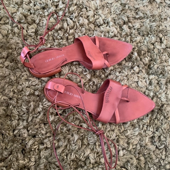 Armani leather sandals - Picture 1 of 4